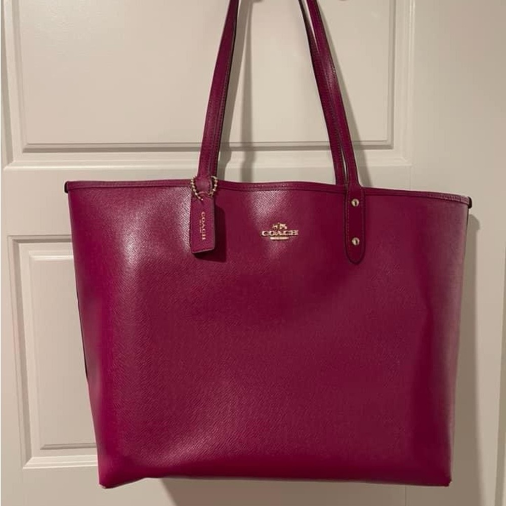 Fuchsia coach bag